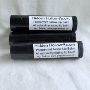 Peppermint Tallow Lip Balm