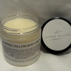 4 oz Juniper Tallow Body Balm